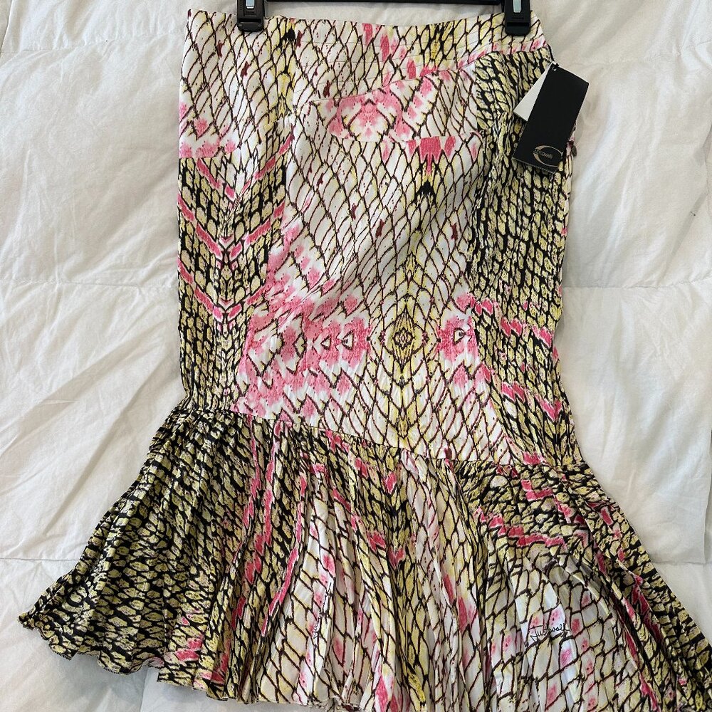 Roberto Cavalli JUST CAVALLI Maxi Skirt, Made in Italy, Size EU 42